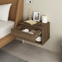 Hanah Home Mesita de noche Rıbes - Walnut